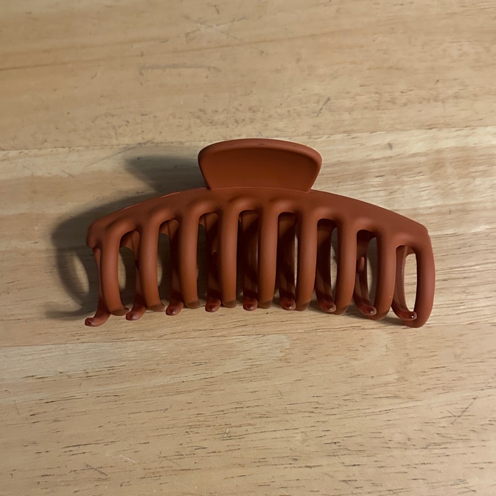 Burnt Orange Hair Claw Clip